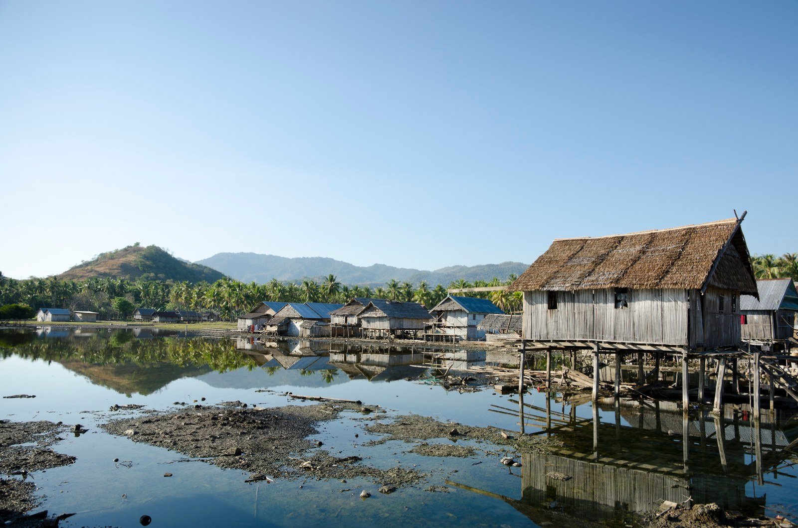 Rural stilt village